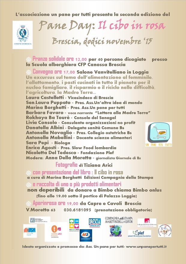 seconda 
 edizione del Pane Day, il 12 novembre a Brescia, alle ore 17,00 4 uppt - seconda 
 edizione del Pane Day, il 12 novembre a Brescia, alle ore 17,00