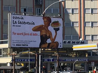 L'AQUILA: 
 CARTELLONI PUBBLICITARI SESSISTI 7 ses2 - L'AQUILA: 
 CARTELLONI PUBBLICITARI SESSISTI
